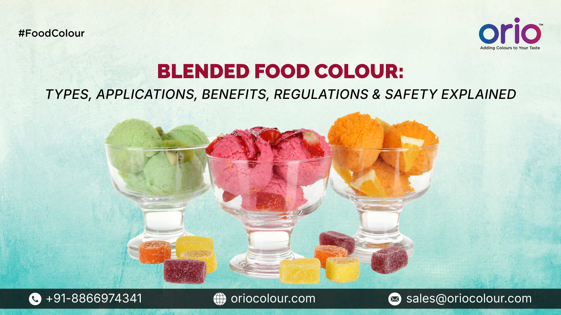 Blended Food Colour: Types, Applications, Benefits, Regulations & Safety Explained