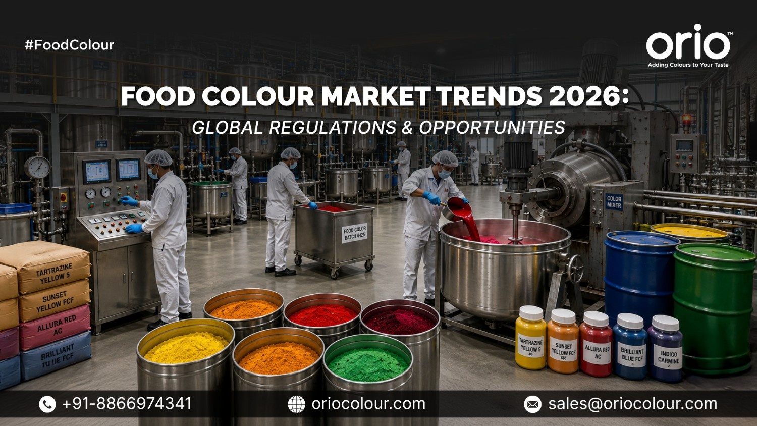 Food Colour Market Trends 2026: Global Regulations & Opportunities