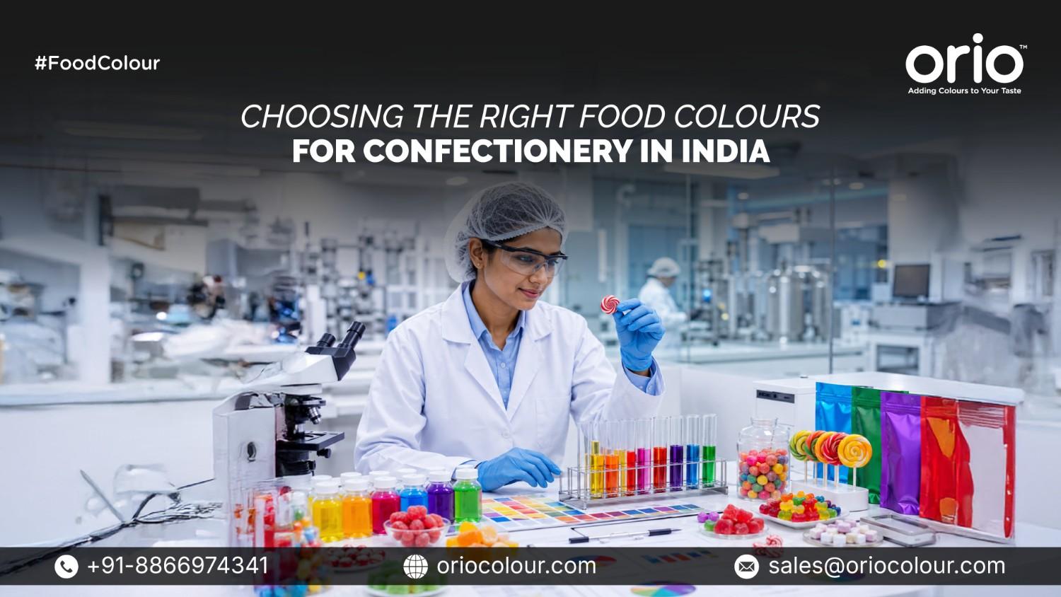 Choosing the Right Food Colours for Confectionery in India
