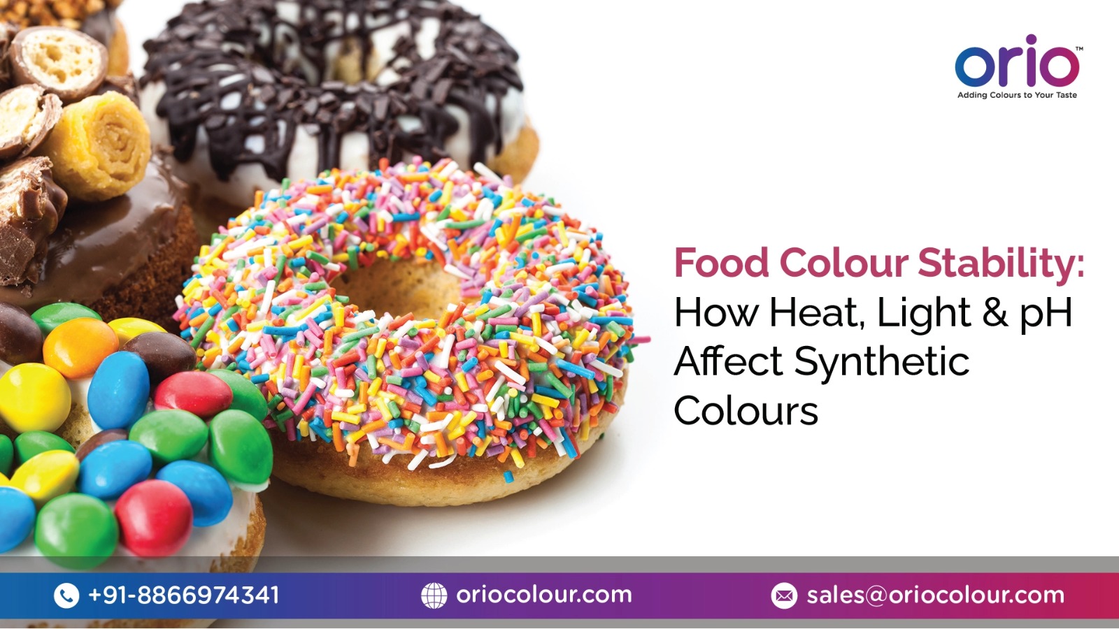 Food Colour Stability: How Heat, Light and pH Affect Synthetic Colours