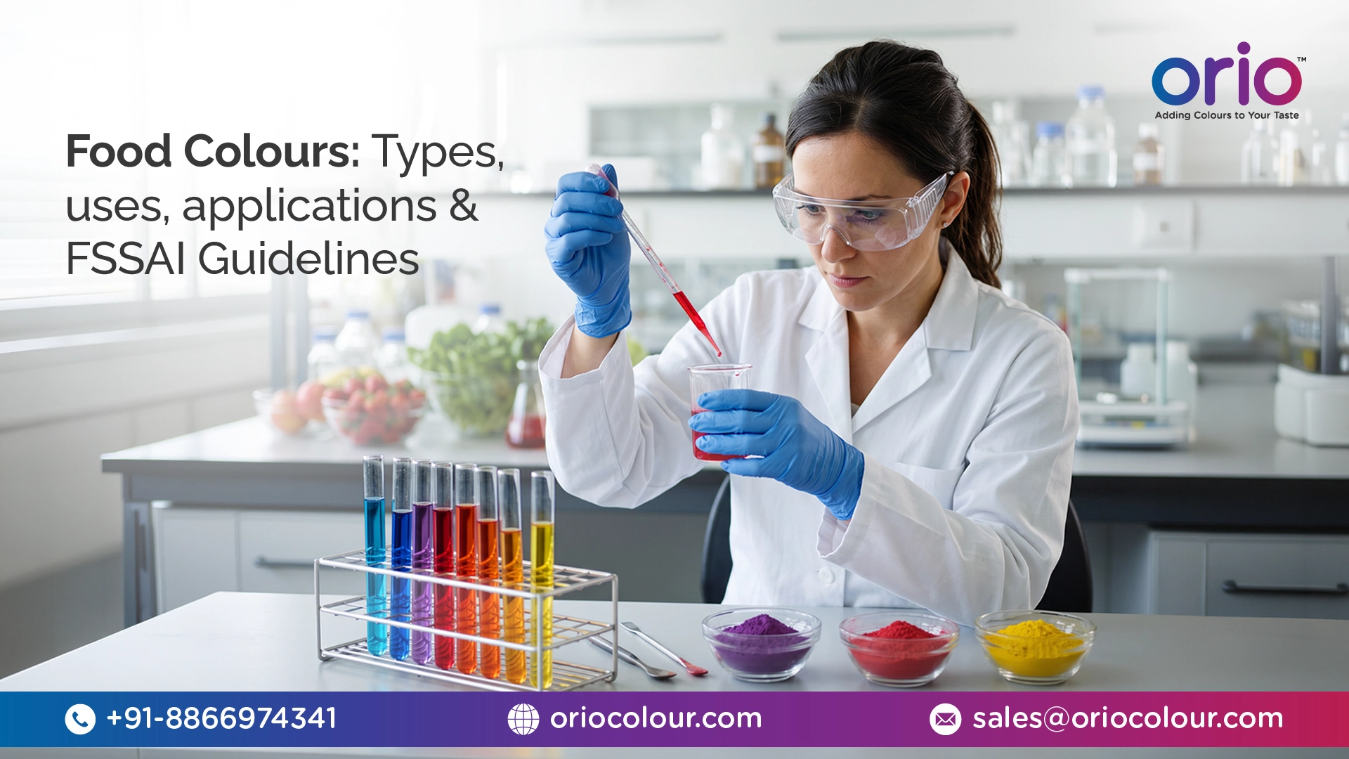 Types of Food Colours, Uses & FSSAI Guidelines