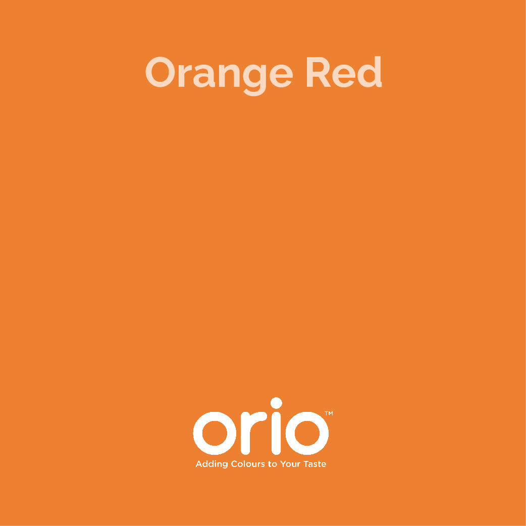 Orange Red Food Colour