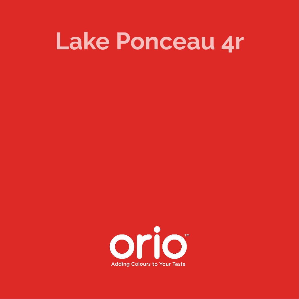 Lake Ponceau 4r Food Colour